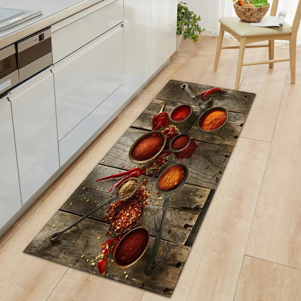 Tapete de cozinha 3D exclusivo, design artístico, toque moderno, decoração para cozinha, tapete antiderrapante, proteção para piso, estilo oriental, alta funcionalidade, acessório decorativo, durável e prático, decoração em 3D, organização inteligente, tapete premium, cozinha com estilo, design único, antiderrapante eficiente, tapete funcional, arte na cozinha, estilo moderno, essencial para cozinha. Center Doce Lar