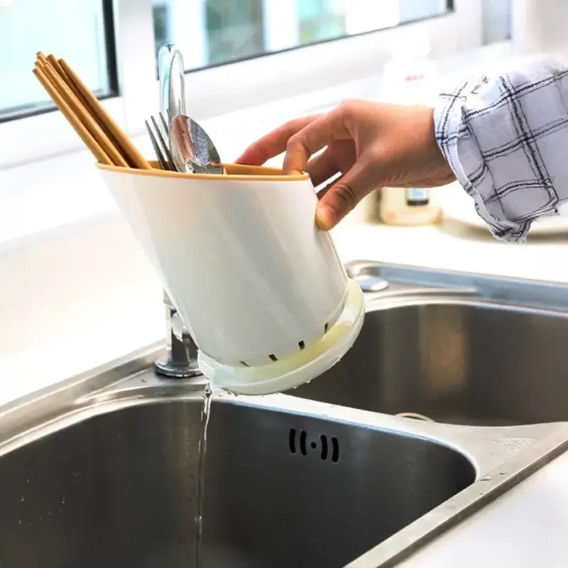 Organizador de Utensílios com Drenagem Rápida
