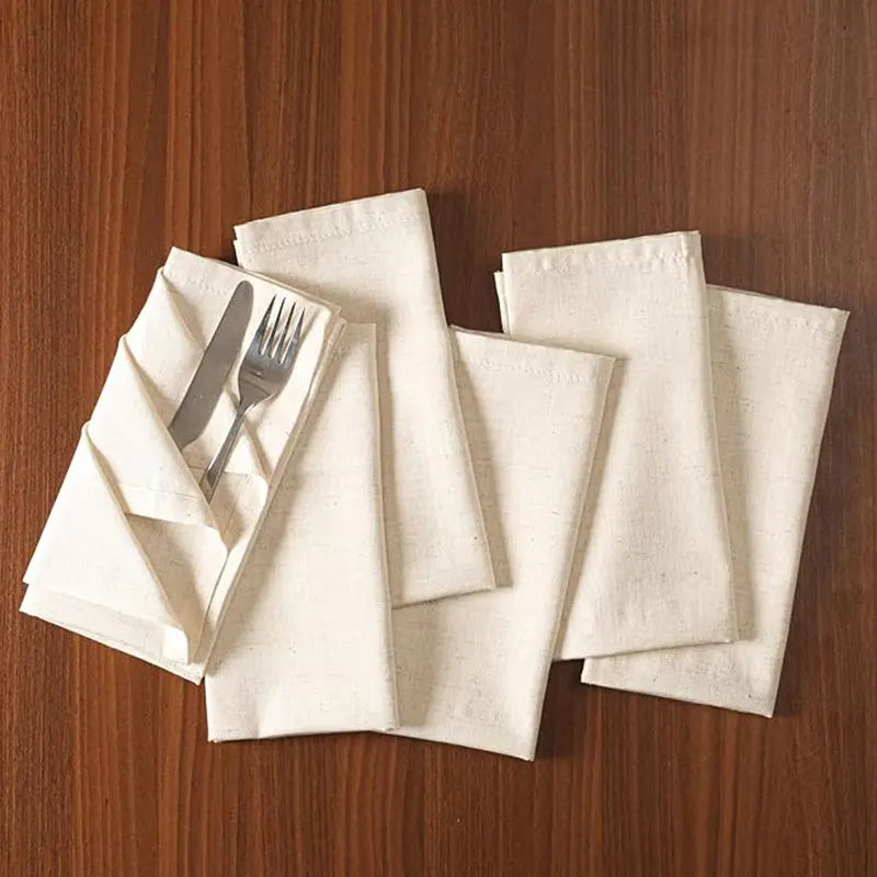 Guardanapos Reutilizável e Decorativos (Kit com 12)