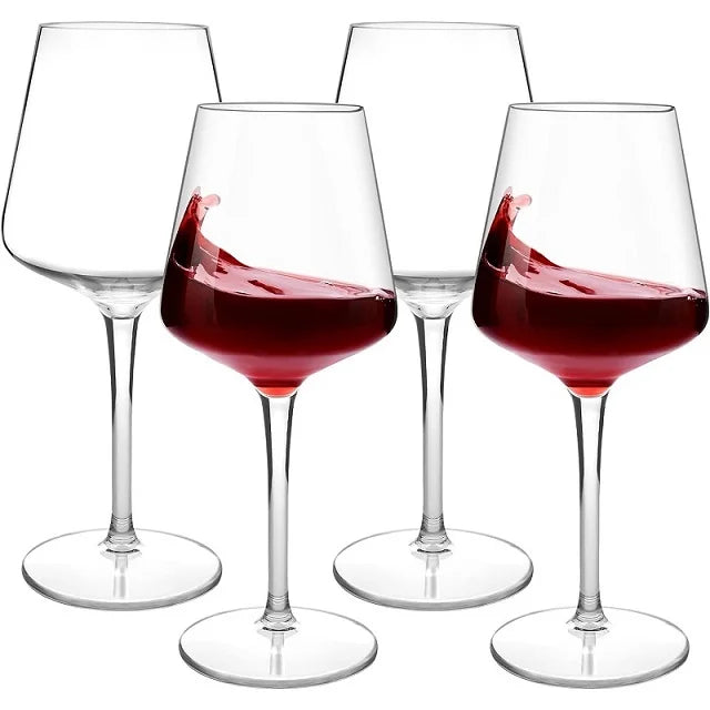 Taça Transparente Premium para Vinho, Sucos e Drinks