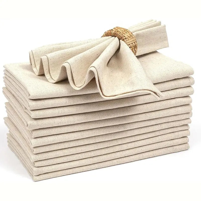 Guardanapos Reutilizável e Decorativos (Kit com 12)