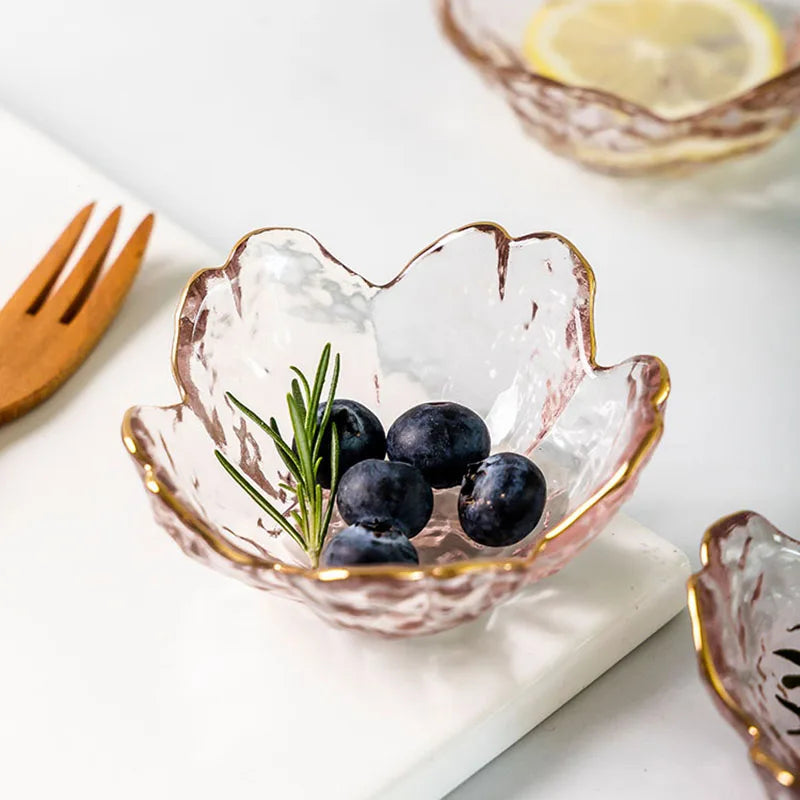 Conjunto 3 Peças de Pratinhos de Sobremesa Flor de Cerejeira
