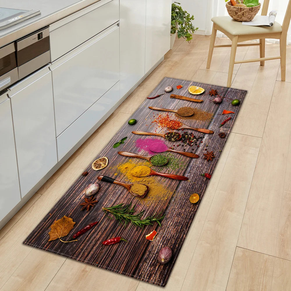 Tapete de cozinha 3D exclusivo, design artístico, toque moderno, decoração para cozinha, tapete antiderrapante, proteção para piso, estilo oriental, alta funcionalidade, acessório decorativo, durável e prático, decoração em 3D, organização inteligente, tapete premium, cozinha com estilo, design único, antiderrapante eficiente, tapete funcional, arte na cozinha, estilo moderno, essencial para cozinha. Center Doce Lar