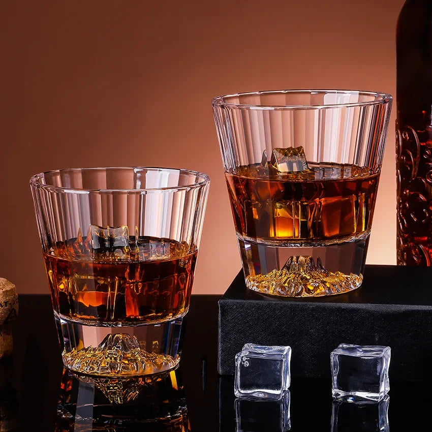 Copo de Vidro Cristal Premium – Para Whisky, Vinho, Água, Chá e Sucos