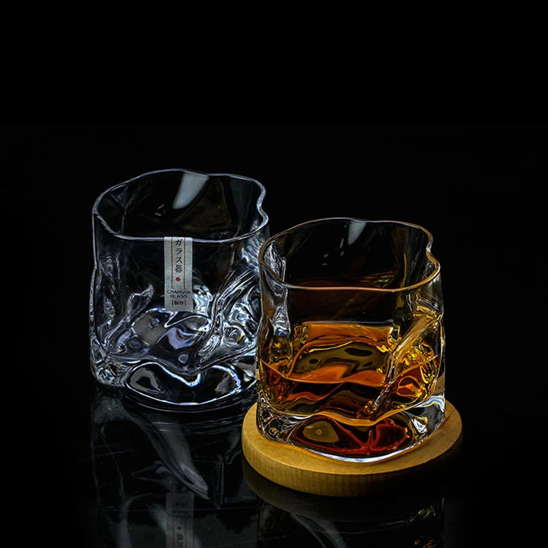 Copo de Cristal para Whisky – Design Amassado