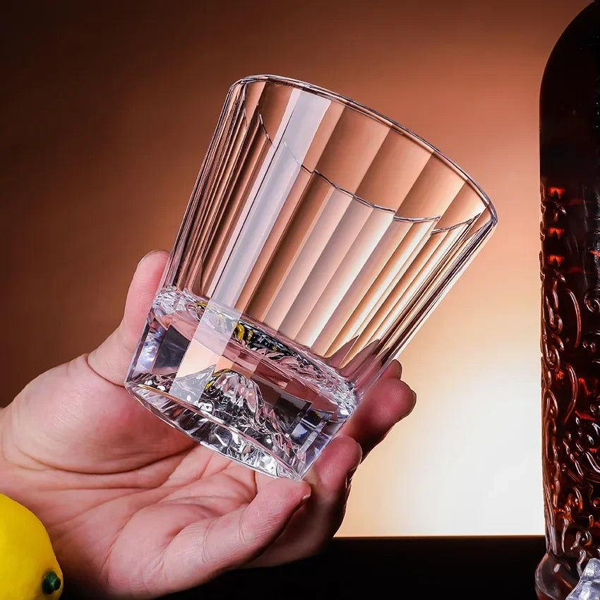 Copo de Vidro Cristal Premium – Para Whisky, Vinho, Água, Chá e Sucos