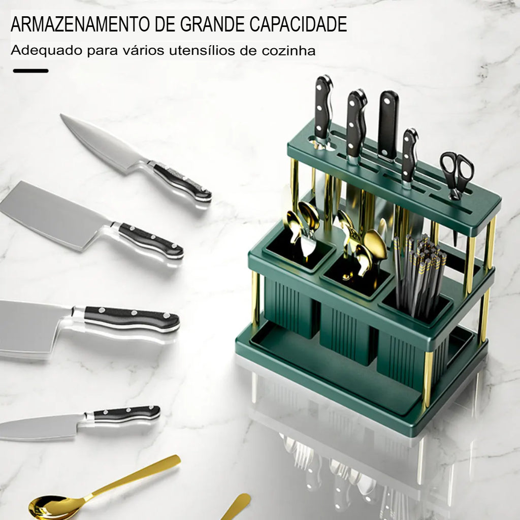Organizador de Talheres e Facas Premium