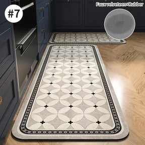  Tapete de cozinha charmoso, antiderrapante premium, decoração elegante, toque sofisticado, veludo falso, design funcional, proteção para piso, acessório essencial, cozinha organizada, estilo moderno, decoração prática, fácil de limpar, resistente e durável, antiderrapante seguro, tapete lavável, estilo versátil, conforto na cozinha, design decorativo, decoração charmosa, acessório premium. Center Doce Lar.