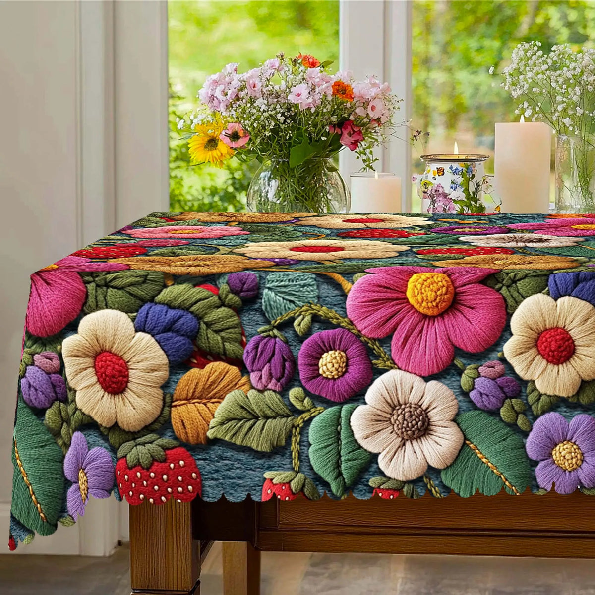 Toalha de Mesa Floral Primavera