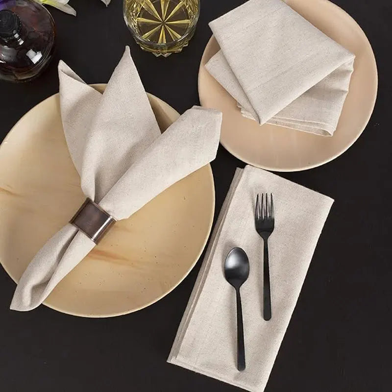 Guardanapos Reutilizável e Decorativos (Kit com 12)