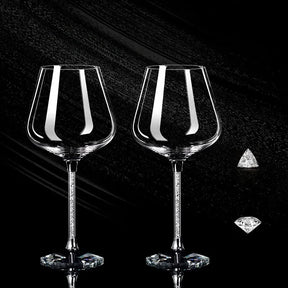Taça de Cristal de Luxo 2 Peças – Vinho e Champanhe