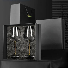 Taça de Cristal de Luxo 2 Peças – Vinho e Champanhe