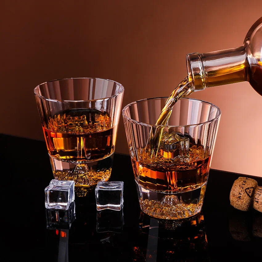 Copo de Vidro Cristal Premium – Para Whisky, Vinho, Água, Chá e Sucos