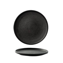 Prato Raso Japonês em Cerâmica Fosca – Preto Minimalista