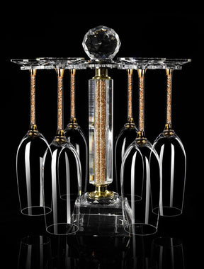Taças de Cristal Diamante 2 Peças – Luxo Europeu