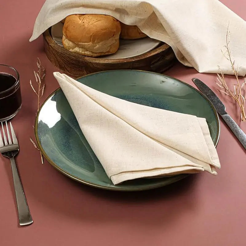 Guardanapos Reutilizável e Decorativos (Kit com 12)