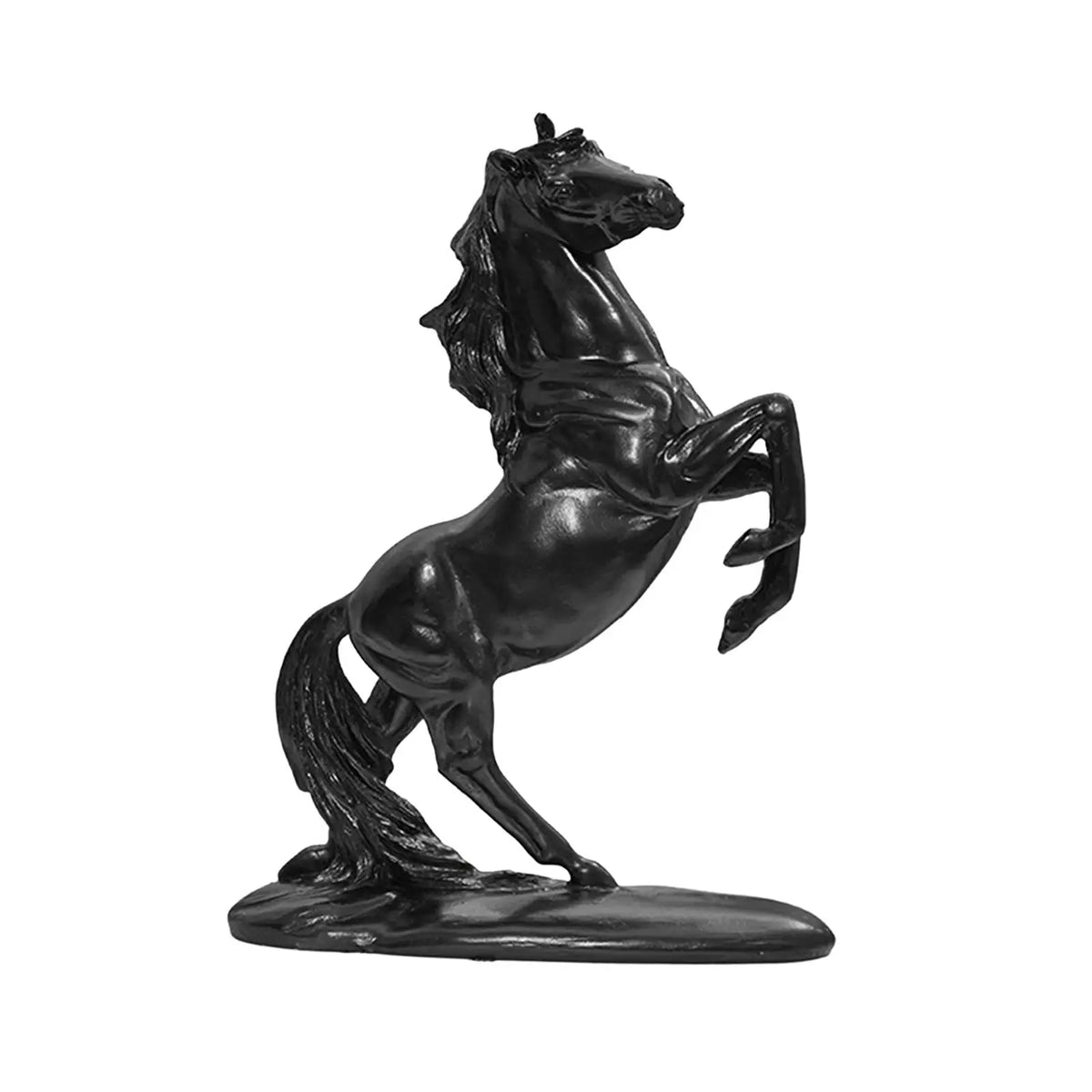 Estátua de cavalo estatuetas modelo animal estatueta de mesa resina modelo animal estatuetas de cavalo para decoração de escritório jardim