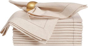 Guardanapos de Linho Natural (Kit 6 peças)