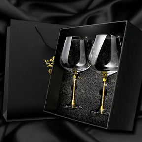 Taça de Cristal de Luxo 2 Peças – Vinho e Champanhe