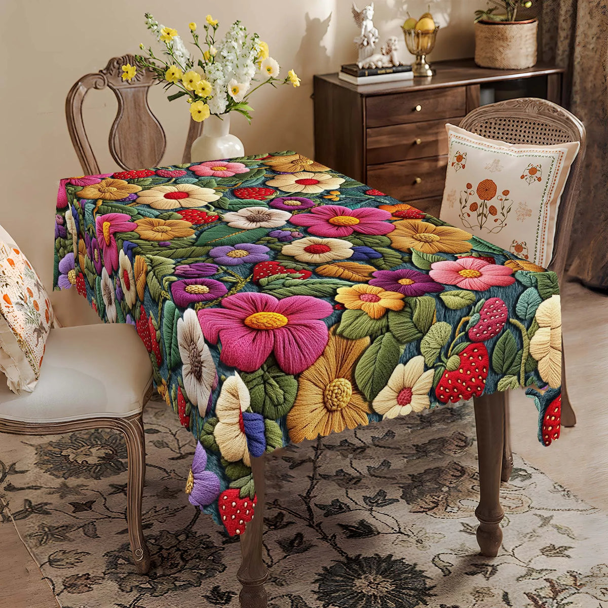 Toalha de Mesa Floral Primavera